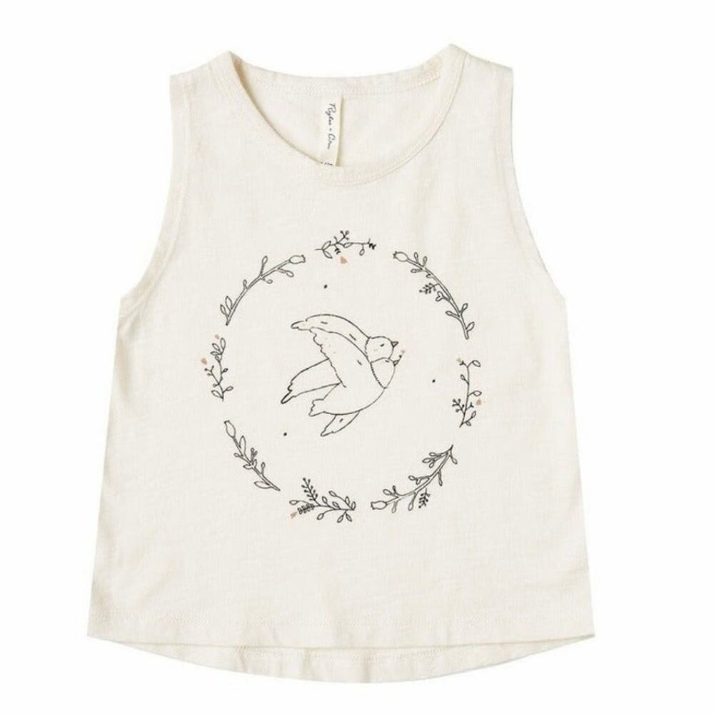 Rylee + Cru DOVE TANK TOP | IVORY NWT